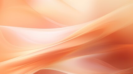 Soft texture of silk fabric, peach color, fabric background. The concept of a fashionable background for Christmas and New Year, Valentine's Day holiday.