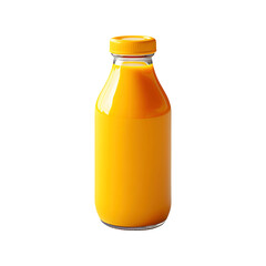 bottle of orange juice and fruit isolated on transparent background Remove png, Clipping Path, pen tool