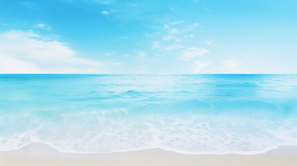 Fototapeta premium abstract blue sea and beach summer background