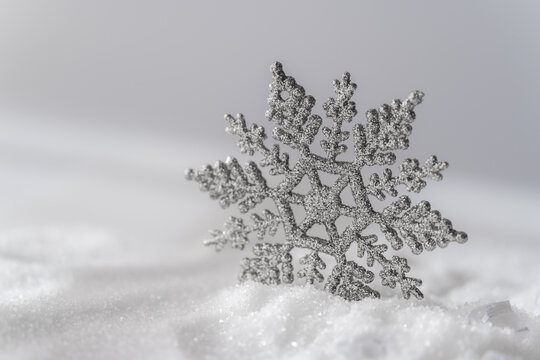 冬　雪　結晶イメージ