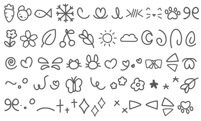 Doodle icon collection