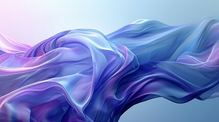 Obraz premium Abstract blue and purple liquid wavy Background. liquid wavy shapes futuristic banner Background.