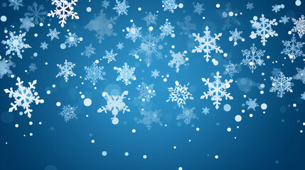 Snowy Christmas design background
