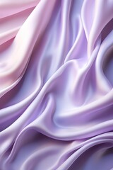 Obraz premium Gradient purple silk fabric with gentle waves