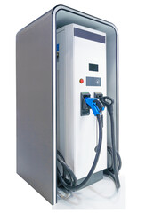 EV Charger isolate on white background - 704766203