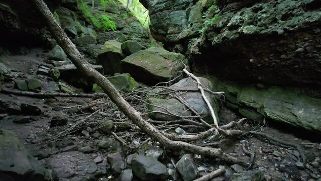 Drone footage of the scull rock spring