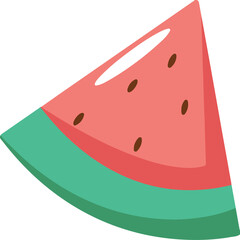 Summer Watermelon Clipart Element