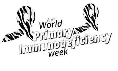 World Primary Immunodeficiency Week. background, banner, card, poster, template. Vector illustration.