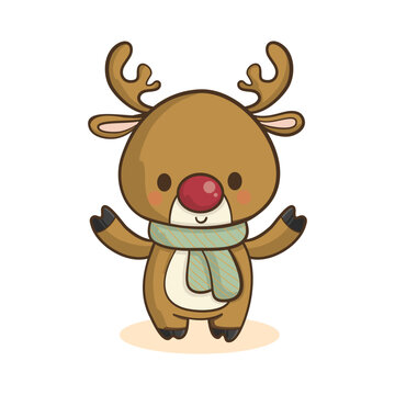 Reindeer deer clipart christmas