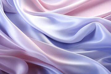 Obraz premium Gradient pink and purple silk fabric