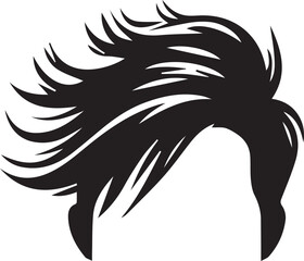 Boys Hair Style Vector Design