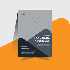 Take care yourself flyer template