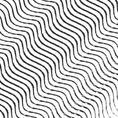 abstract diagonal hand drawn brush line wave pattern.