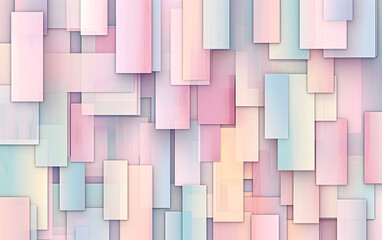 Abstract pastel rectangle shape background
