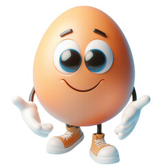 egg with arms
