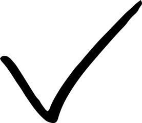 チェック印　マジックで書いた手描き