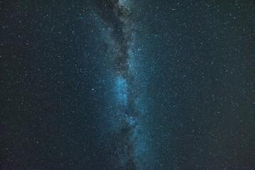 Blue night sky, Milky Way