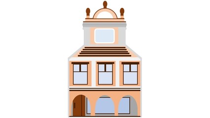 海外の家のイラスト