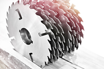 Circular saw blades for disc sawing machine