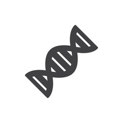 Fototapeta premium DNA model vector icon