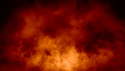 Abstract smoke misty fog on isolated black background. Texture overlays. Paranormal mystic smoke, clouds for movie scenes.