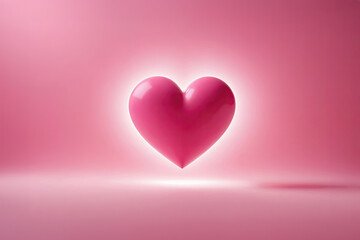 pink valentine heart