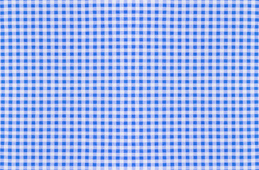 Nappe vichy à petits carreaux bleus 