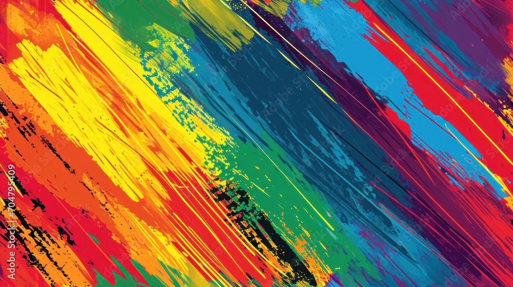 Poster  a multicolored background with a lot of paint splattered on the bottom of the image and the bottom half of the image in the bottom half of the image.