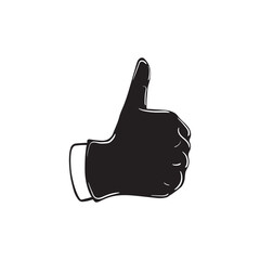 Hands gestures vector cartoon illustration 
