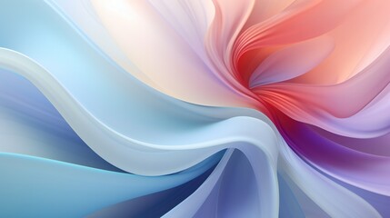 Wind-blown petals create a calming dance, swirling and flowing in graceful, fluid forms