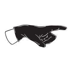 Hands gestures vector cartoon illustration 