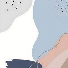 Stylish blue background Minimal, small details