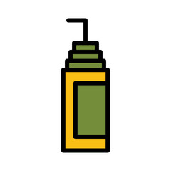 Girl Makeup Skin Filled Outline Icon