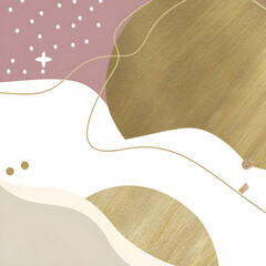 stylish gold background Minimal, small details