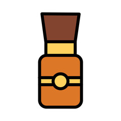 Nail Polish Care Filled Outline Icon