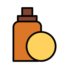 Cleanser Micellar Water Filled Outline Icon