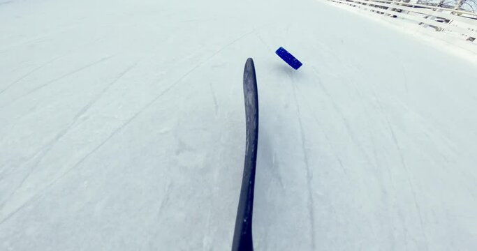 POV. 60FPS. Ice Hockey Dynamic precision. Immerse yourself deeply with a super wide viewing angle, creating an amazing strong immersive gameplay effect. Virtuoso puck handling on the outdoor ice