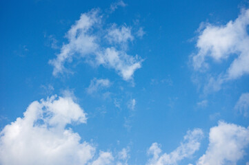 Blue sky with cloud
