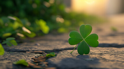 Generative AI, Symbol of good luck: meaning and legend of the four-leaf clover