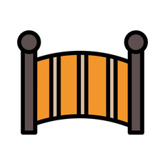 Bridge City Park Filled Ouline Icon