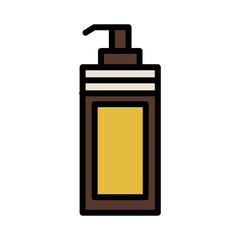 Obraz premium Bottle Can Jar Filled Outline Icon