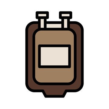 recommend clip art: Blood Bag Medical Filled Outline Icon