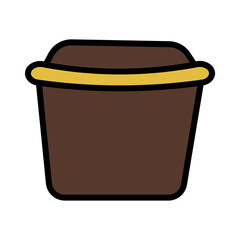 Container Food Cook Filled Outline Icon