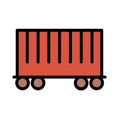 Container Box Pack Filled Outline Icon
