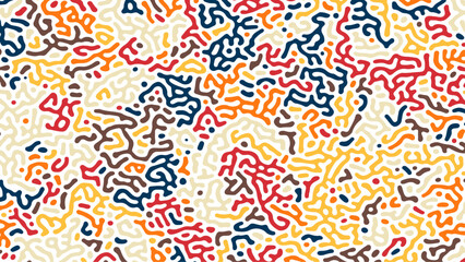 Seamless organic shapes pattern. Abstract background.