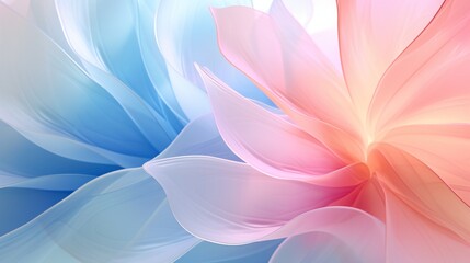Calming rhythms unfold as 3D-rendered petals gracefully fall, creating a serene dance