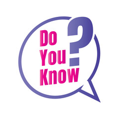 Do you know illustration art, do you know vector design,  did you know question design illustration