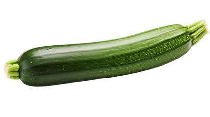 Fresh Zucchini Vegetable for Healthy Cooking isolated on white background