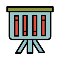 Growth Chart Graph Filled Outline Icon