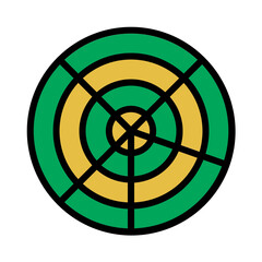 Circle Chart Graph Filled Outline Icon